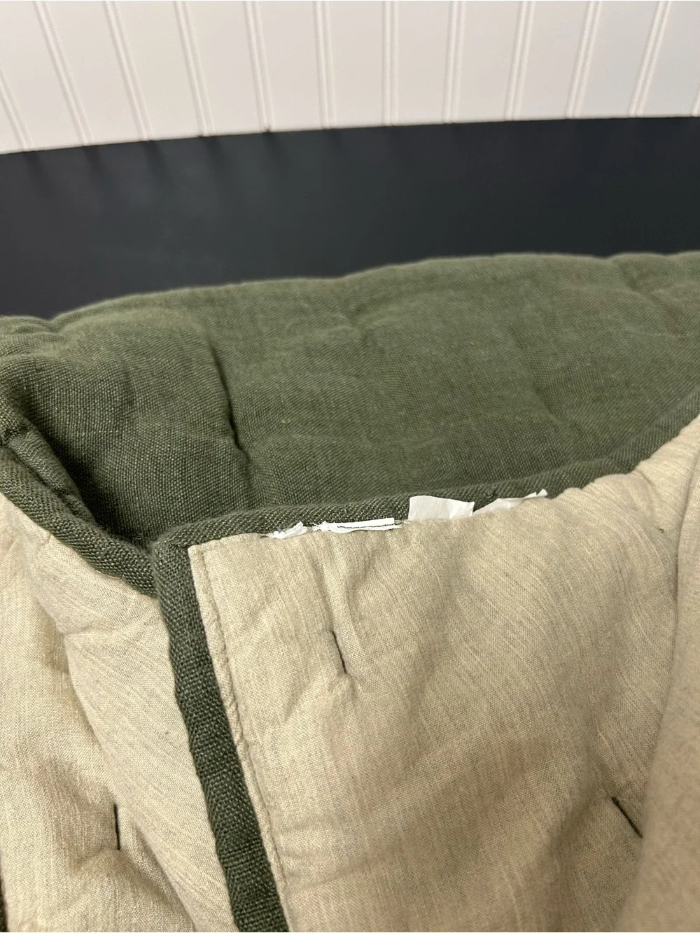 Pottery Barn everyday linen comfort quilt